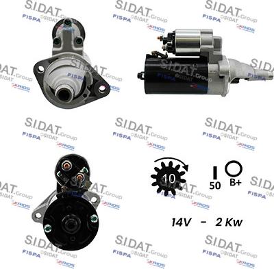 Sidat S12BH0231A2 - Starter www.molydon.hr