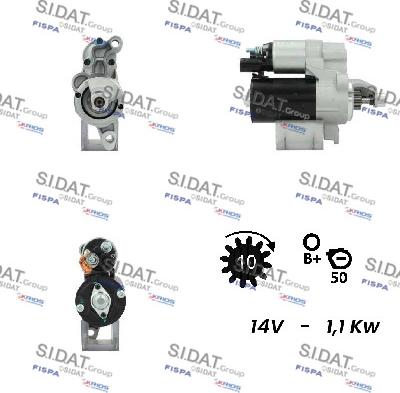 Sidat S12BH0233A2 - Starter www.molydon.hr