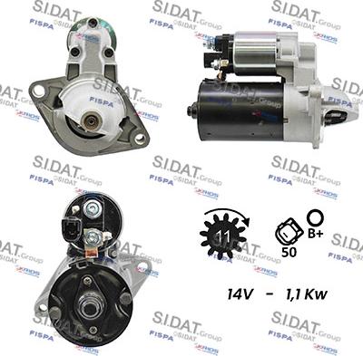 Sidat S12BH0225A2 - Starter www.molydon.hr