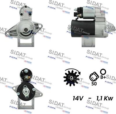 Sidat S12BH0223A2 - Starter www.molydon.hr