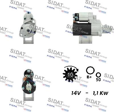 Sidat S12BH0276A2 - Starter www.molydon.hr