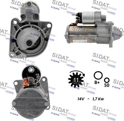 Sidat S12BH0796 - Starter www.molydon.hr