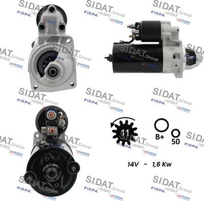 Sidat S12BH0791A2 - Starter www.molydon.hr