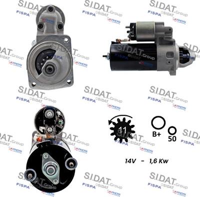 Sidat S12BH0791 - Starter www.molydon.hr