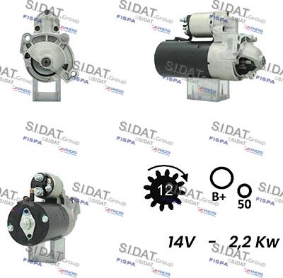 Sidat S12BH0743A2 - Starter www.molydon.hr