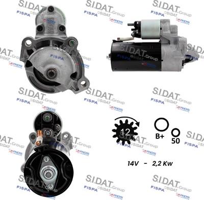 Sidat S12BH0743 - Starter www.molydon.hr