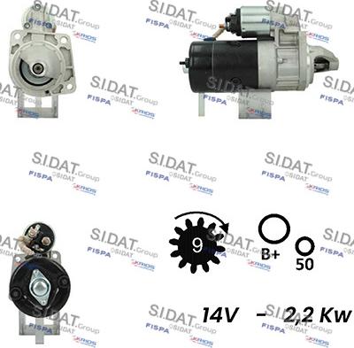 Sidat S12BH0747A2 - Starter www.molydon.hr