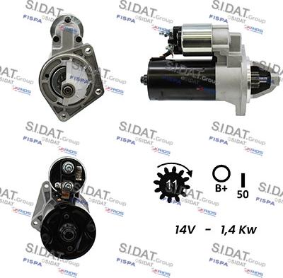 Sidat S12BH0757A2 - Starter www.molydon.hr