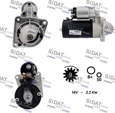 Sidat S12BH0789A2 - Starter www.molydon.hr