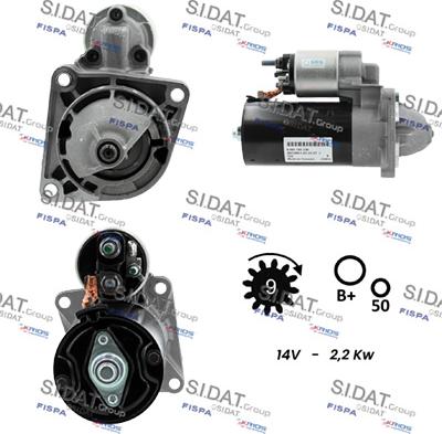 Sidat S12BH0789 - Starter www.molydon.hr