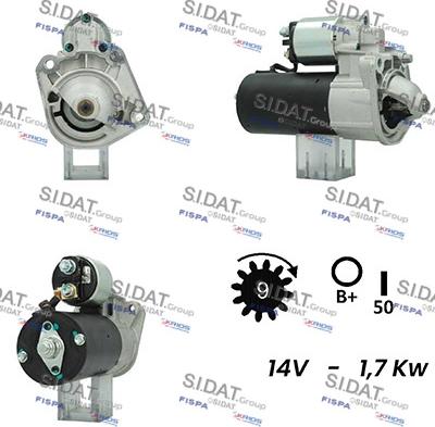 Sidat S12BH0739A2 - Starter www.molydon.hr