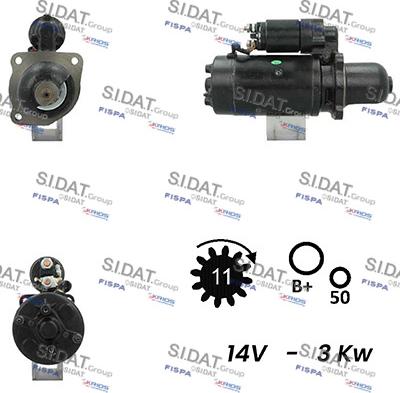 Sidat S12BH0734A2 - Starter www.molydon.hr