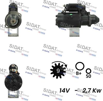 Sidat S12BH0732A2 - Starter www.molydon.hr