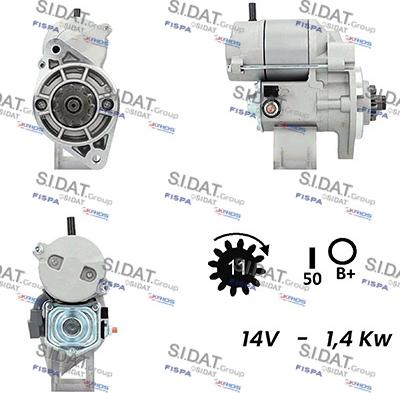 Sidat S12DE0489A2 - Starter www.molydon.hr