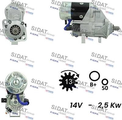 Sidat S12DE0484A2 - Starter www.molydon.hr