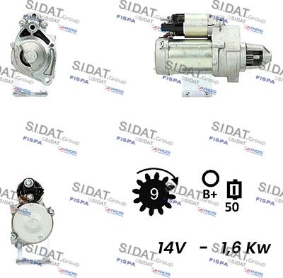 Sidat S12DE0429A2 - Starter www.molydon.hr