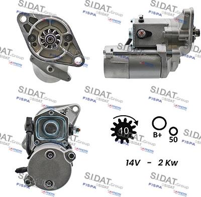 Sidat S12DE0593A2 - Starter www.molydon.hr