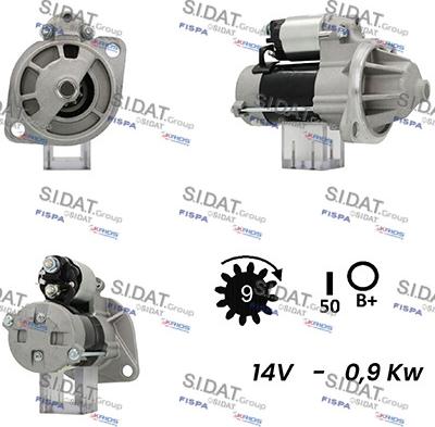 Sidat S12DE0507A2 - Starter www.molydon.hr