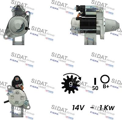 Sidat S12DE0514A2 - Starter www.molydon.hr