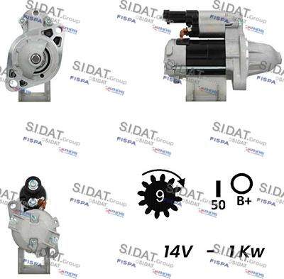 Sidat S12DE0515A2 - Starter www.molydon.hr