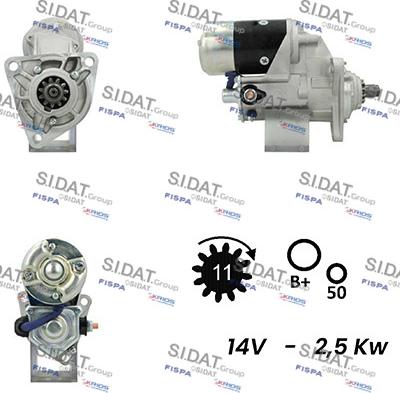 Sidat S12DE0534A2 - Starter www.molydon.hr