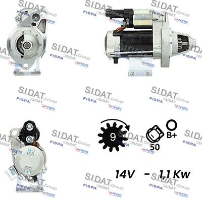 Sidat S12DE0522A2 - Starter www.molydon.hr