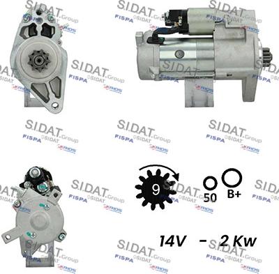 Sidat S12DE0647A2 - Starter www.molydon.hr