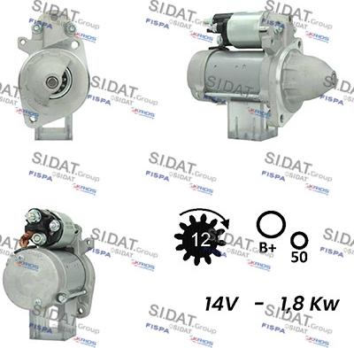 Sidat S12DE0678A2 - Starter www.molydon.hr