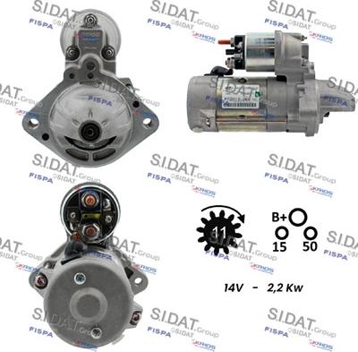 Sidat S12DE0057 - Starter www.molydon.hr