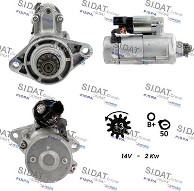 Sidat S12DE0145 - Starter www.molydon.hr