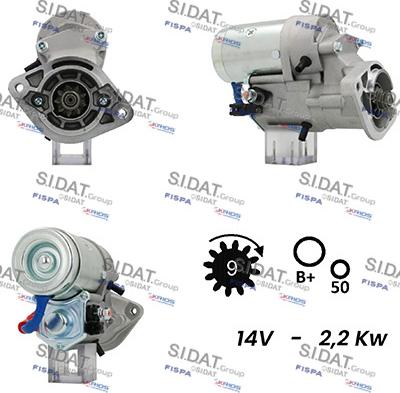 Sidat S12DE0167A2 - Starter www.molydon.hr