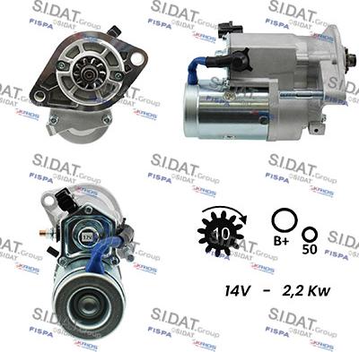 Sidat S12DE0135A2 - Starter www.molydon.hr