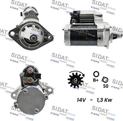 Sidat S12DE0136A2 - Starter www.molydon.hr