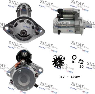 Sidat S12DE0136 - Starter www.molydon.hr