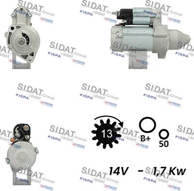 Sidat S12DE0360 - Starter www.molydon.hr