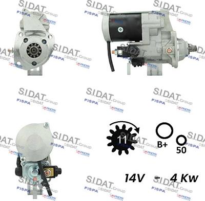 Sidat S12DE0374A2 - Starter www.molydon.hr