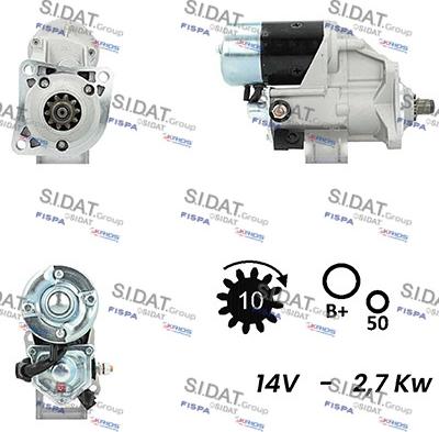 Sidat S12DE0378A2 - Starter www.molydon.hr