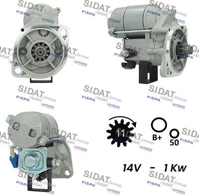 Sidat S12DE0373A2 - Starter www.molydon.hr