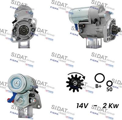 Sidat S12DE0295A2 - Starter www.molydon.hr