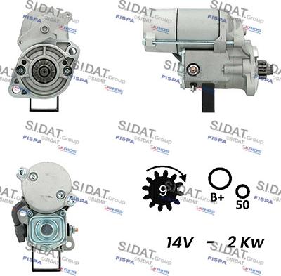 Sidat S12DE0296A2 - Starter www.molydon.hr