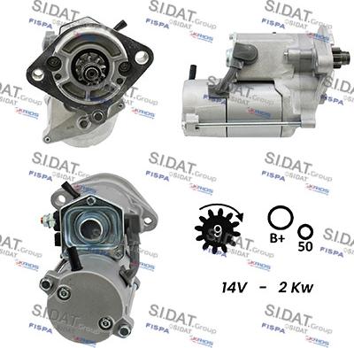 Sidat S12DE0257A2 - Starter www.molydon.hr