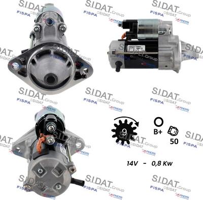 Sidat S12DE0227 - Starter www.molydon.hr