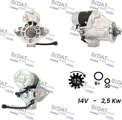 Sidat S12DE0767A2 - Starter www.molydon.hr