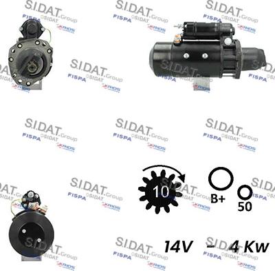 Sidat S12DE0702A2 - Starter www.molydon.hr