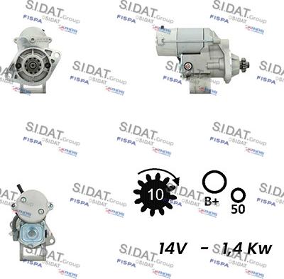 Sidat S12DE0714A2 - Starter www.molydon.hr