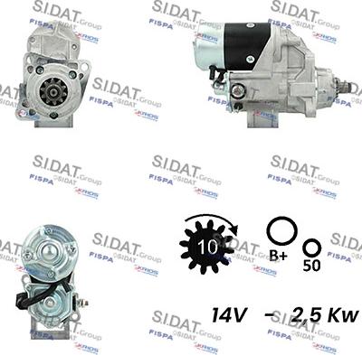 Sidat S12DE0712A2 - Starter www.molydon.hr