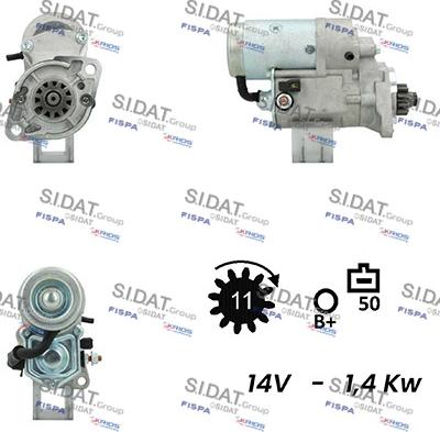 Sidat S12DE0723A2 - Starter www.molydon.hr