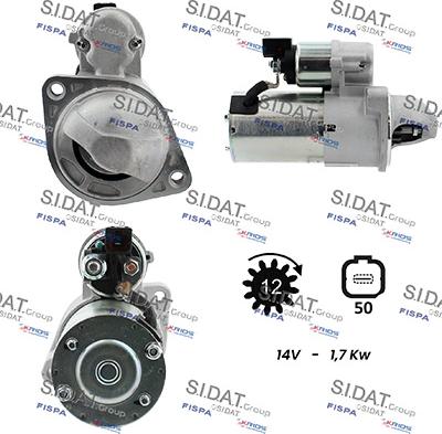 Sidat S12DR0415A2 - Starter www.molydon.hr