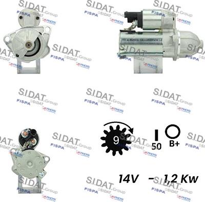 Sidat S12DR0655A2 - Starter www.molydon.hr