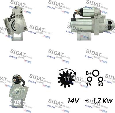 Sidat S12DR0307A2 - Starter www.molydon.hr